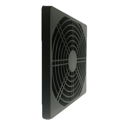 Plastik Termostabilite Soğutma Fanı Aksesuarları 120mm Fan Koruması siyah